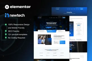 NewTech - IT Solutions & Services Elementor Template Kit